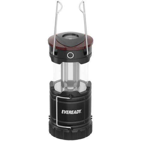 Energizer E303834400 Hybrid Power  Camping-Leuchte, Handlampe  300 lm   Schwarz