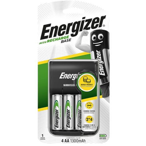 Energizer Ladegerät Base Charger, inkl. 4 AA-Akkus