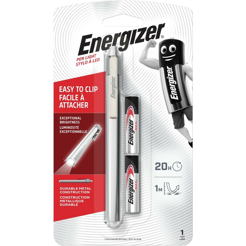 

LED Metal Pen Light (batteries included) - Energizer