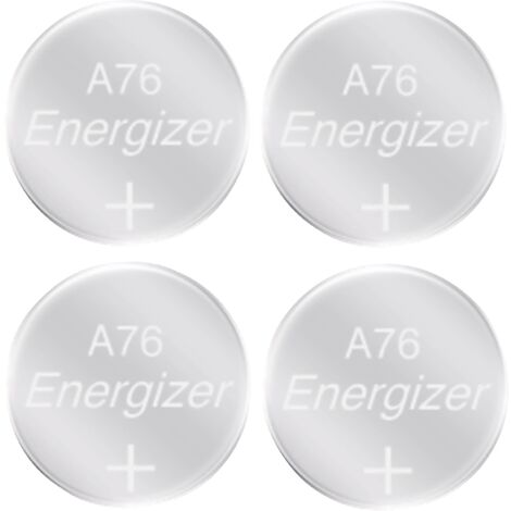 Energizer – Lot de 4 piles bouton alcalines LR44 150 mAh – Tension 1.5 V – Faible auto-décharge pour appareils électroniques – Compatible montres, télécommandes - X015571