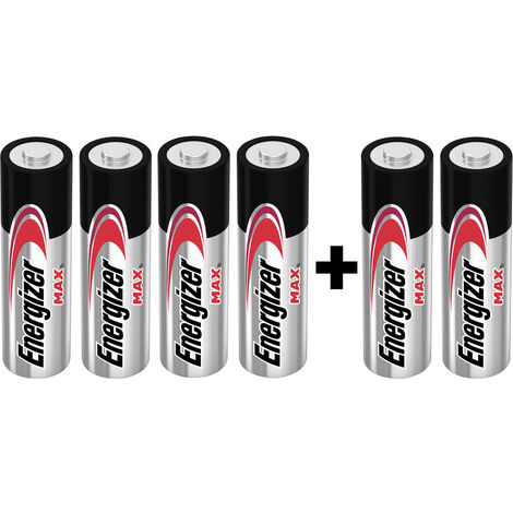 Energizer Max 4+2 Mignon (AA)-Batterie Alkali-Mangan  1.5 V 6 St.
