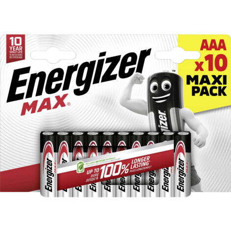 Energizer Max Micro (AAA)-Batterie Alkali-Mangan  1.5 V 10 St.