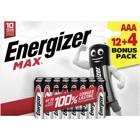 Energizer Max Micro (AAA)-Batterie Alkali-Mangan  1.5 V 16 St.