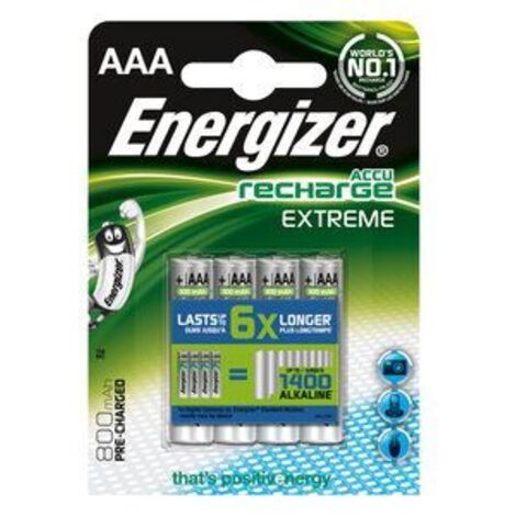 Energizer Ministilo-aaa-ricaric.800mah 4 Pile