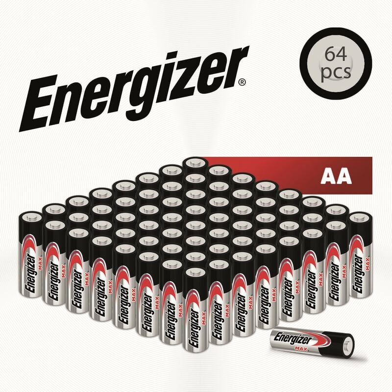 

Alkaline Max - PACK de 64 PILAS MAX AA - Energizer
