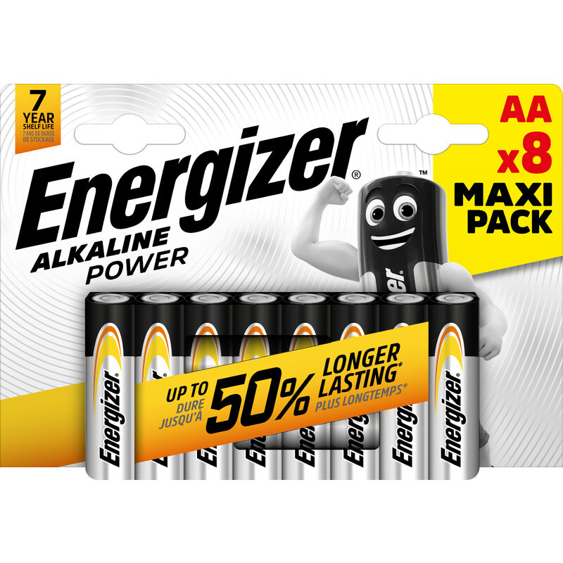 

Alkaline Power - Pack de 8 pilas Alcalinas AA /LR06 - Energizer