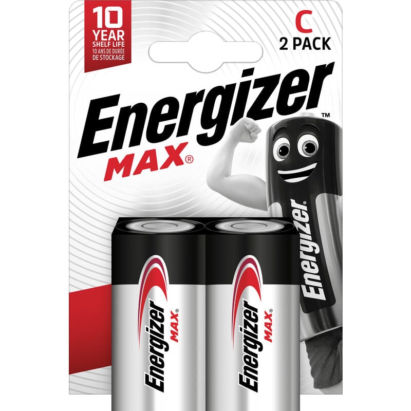 

Alkaline Max - Pack de 2 pilas Alcalinas MAX C - Energizer