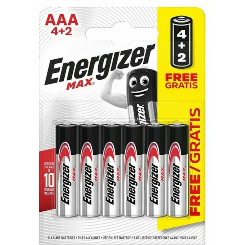 

Pilas Max Power LR03 AAA (6 uds) - Energizer