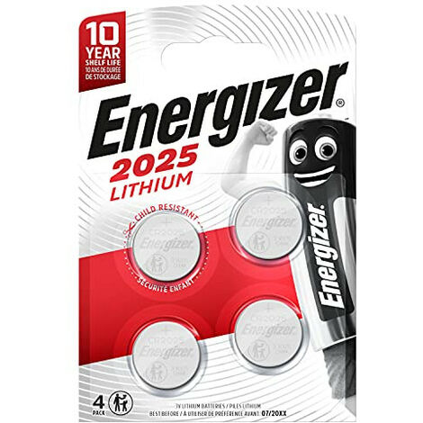 Energizer Pile CR2016, Pile Plate 2016, Lot de 2 : : High