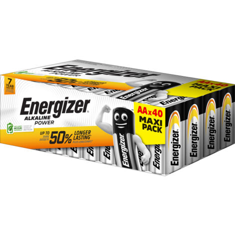 Energizer Power LR06 Mignon (AA)-Batterie Alkali-Mangan 1.5 V 40 St.