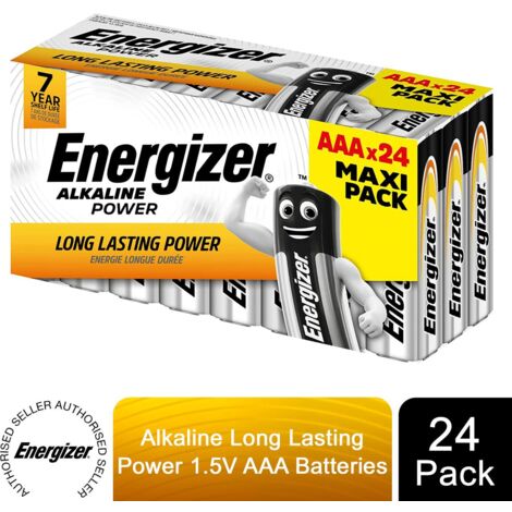Energizer S18553 AAA Cell Alkaline Power Batteries (Pack 24) ENGPOWAAA24