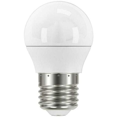 EDM Energizer S8839 LED ES (E27) Opal Golf Non-Dimmable Bulb, Warm White 470 lm 5.2W ENGS8839