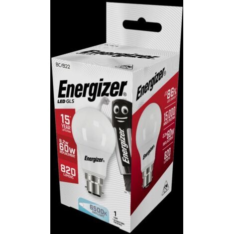 Energizer S9421 GLS LED 806Lumens Day Light B22 Boxed ENG5048