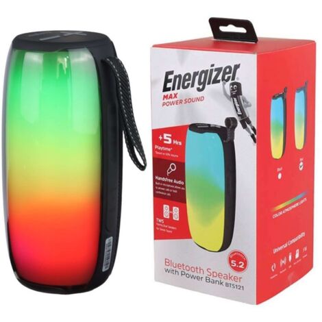 ENERGIZER SPEAKER BT + 1800MAH PORTABLE FM, MICRO SD CARD & USB
