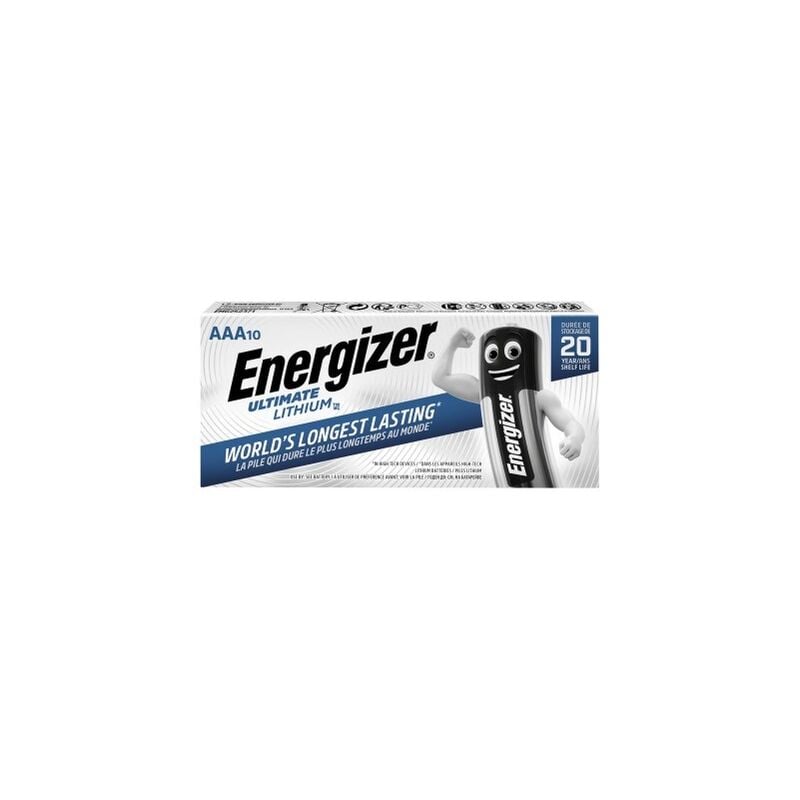 

Ultimate Lithium - Pack de 10 pilas Ultimate Lithium AAA - Energizer