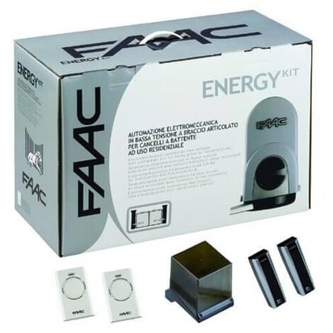 Kit Energy Integral FAAC 391 24V - Motorisation portail battant