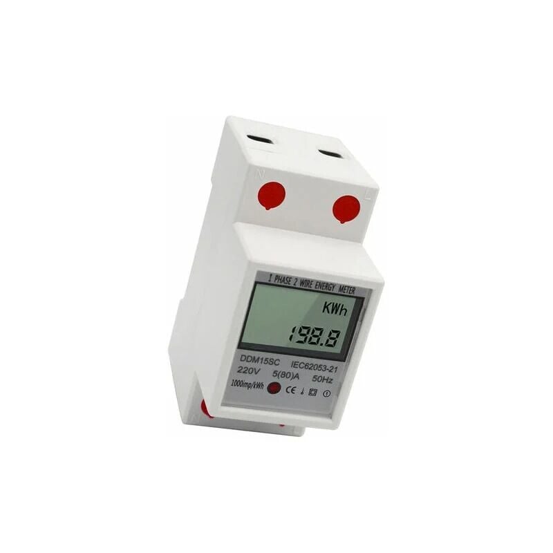 Energy Meter, Power Consumption Monitor, 5-80A 220V 50Hz