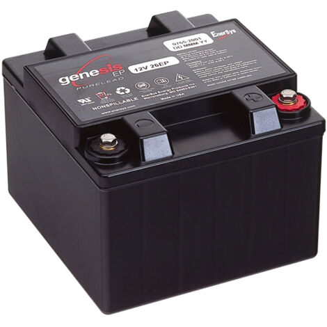 Enersys - Batterie plomb pur Genesis EP26 12V 26Ah M6-F