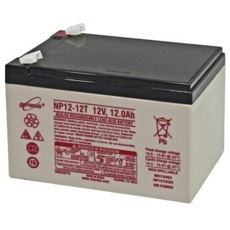 EnerSys  Genesis NP12-12 Batteria al piombo 12 V 12 Ah Piombo-AGM (L x A x P) 151 x 100 x 98 mm Spina piatta 6,35 mm