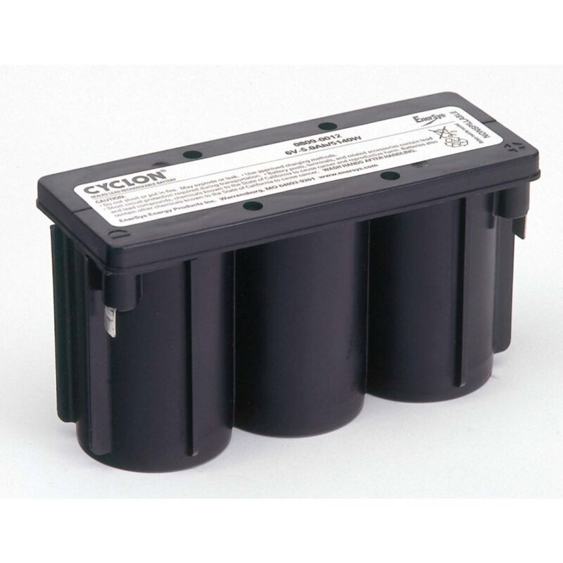 

Enersys / Hawker Batería plomo, Monoblock (X Cell 1x3) Cyclon 0809-0012 6V 5,0Ah
