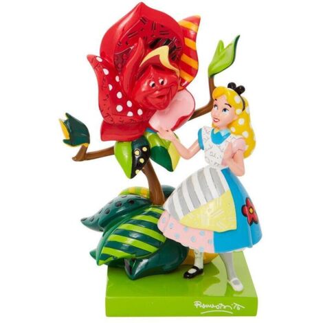 ENESCO, Figura decorativa Alicia hablando con la rosa de Disney