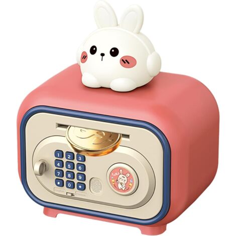 Cisixin Tirelire Chat Mignon Calico Voleur D'Argent - Boîte à Pièces Automatique Pour Enfants Et Bureau