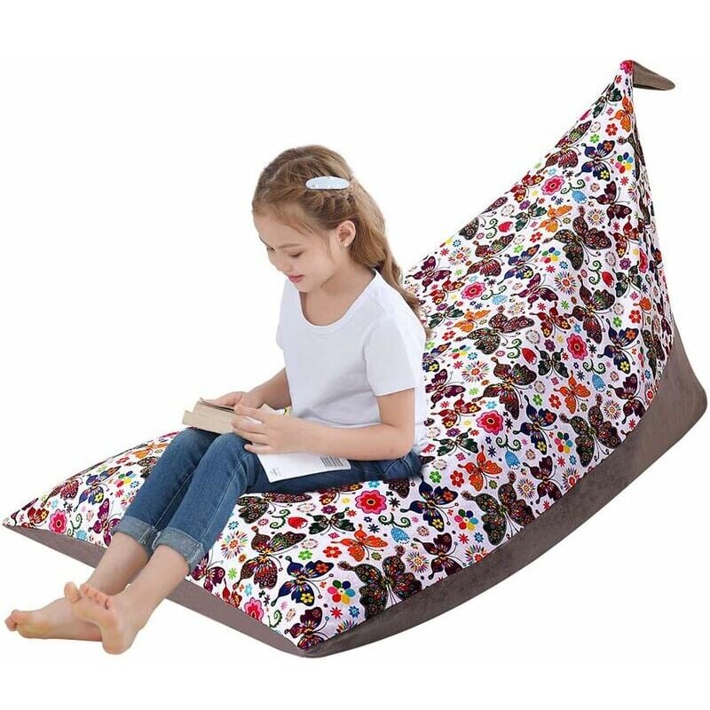 Ymyny - Enfant Peluche Sac Haricots Pouf en Forme d'animal en pour Enfants. Adolescents et Adultes Extra Large Velours Super Doux Housse de Coussin