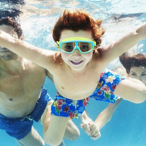 Enfants Anti-buée Lunettes de natation Piscine Imperméable à l'eau Lunettes  de bain Cadeau pour garçons Filles
