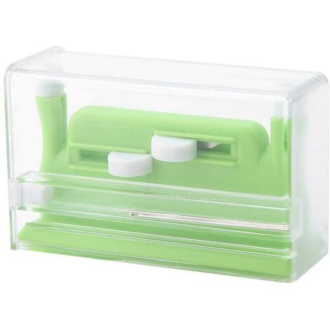 Enfile-aiguille avec outil d'enfilage automatique en plastique à double aiguille pour dispositif de machine à coudre pour enfants adultes