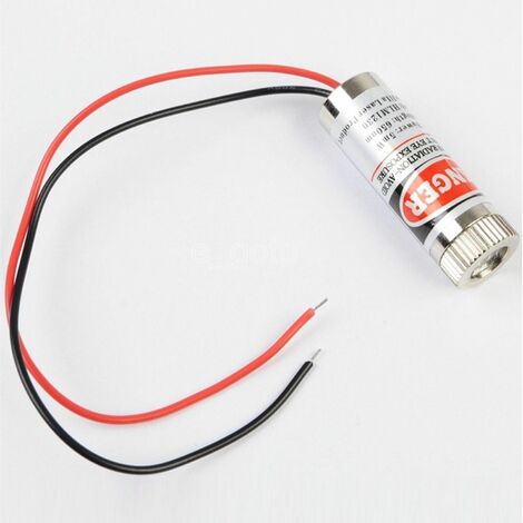 Enfoque en punto módulo  láser rojo 5mW de 3v a 5v