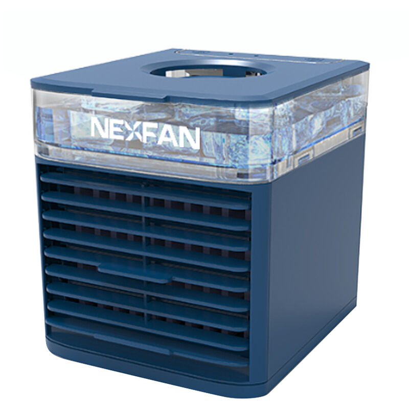 

Enfriador de aire NEXFAN, 3 velocidades de viento, purificacion de aire, mini USB humidificador de ventilador de aire acondicionado de escritorio,Azul