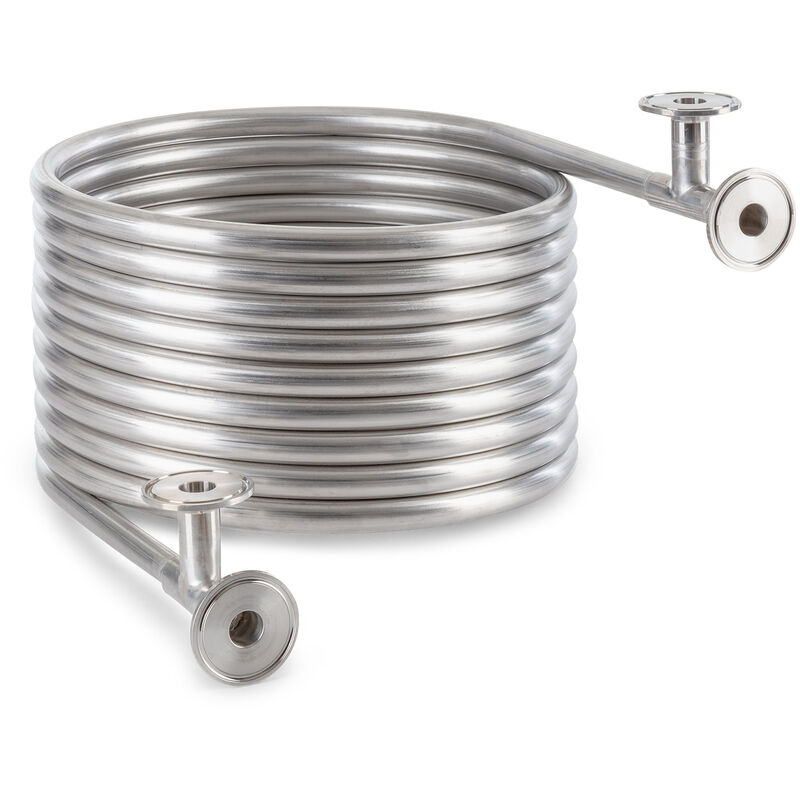 

Enfriador de contracorriente Counterflow Ø28cm 9 bucles 304 acero inoxidable