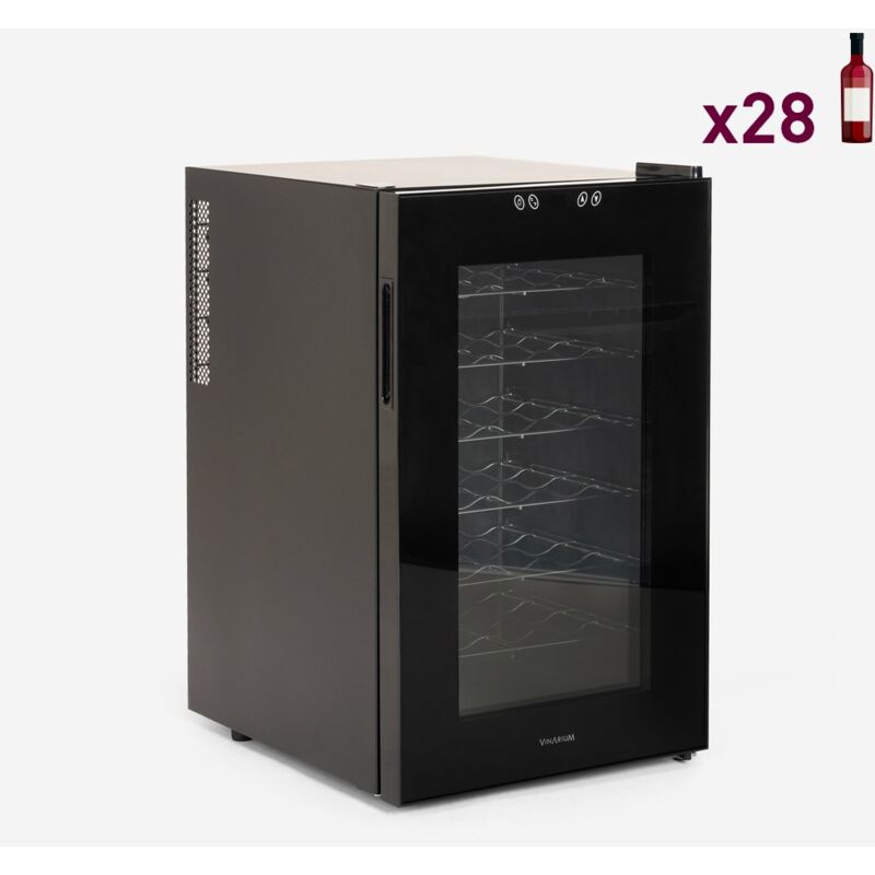 

Vinarium - Enfriador de vino para 28 botellas de luz LED Bacchus XXVIII