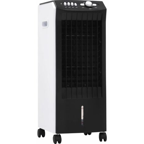 Enfriador, humidificador y purificador de aire 3 en 1 65 W vidaXL - Negro