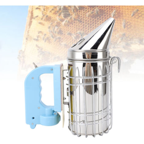 Enfumoir Électrique pour Ruche Apiculture en Acier Inoxydable avec Manchon Plastique