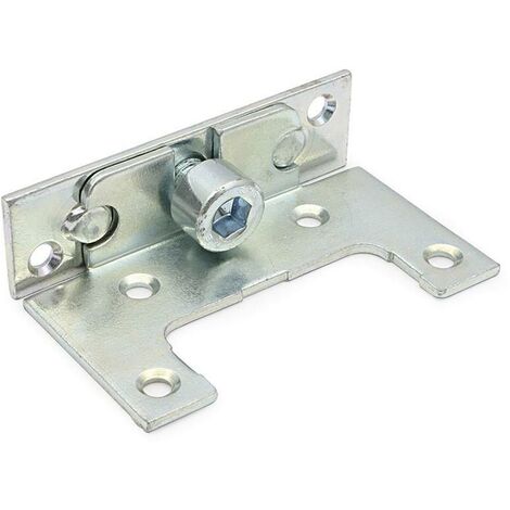 enganche larguero cama ynka l80 zn- con tornillo allen din 912 m-10x16mm.