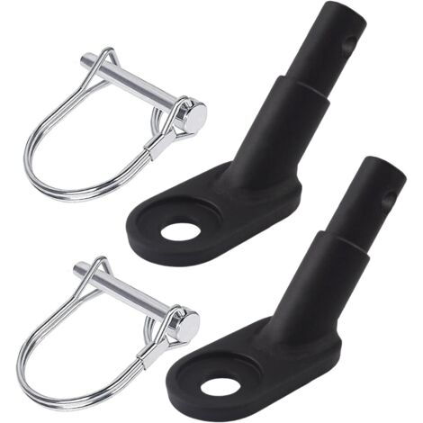 Enganche universal para remolque de bicicleta infantil, 2 piezas, con hebilla en forma de U, accesorio para remolque de bicicleta, para niños y perros (estilo 1)
