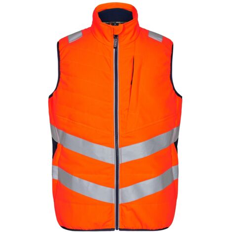 ENGEL Engel Warnschutz Steppweste Safety 5159-158 Gr. 4XL orange/blue ink