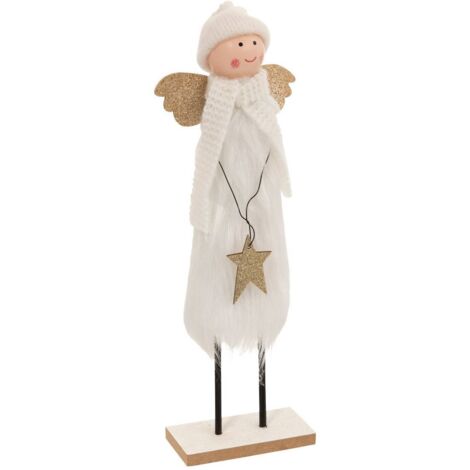 ENGEL HOLZ TXT ETOILE WEISS H31 - Feeric lights & christmas
