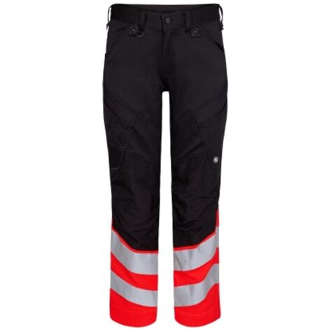 ENGEL Warnschutz Bundhose Safety Herren 2546-314 Gr. 64 schwarz/rot
