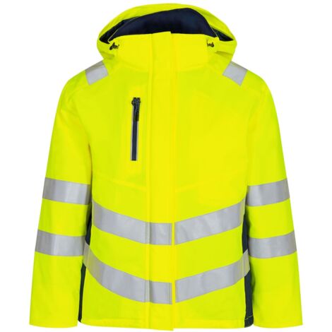 ENGEL Warnschutz Winterjacke Safety Damen 1943-930 Damen Gr. 2XL gelb/blue ink