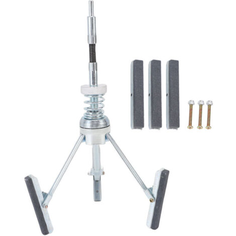 Engine cylinder honing tool Adjustable deglazer from 5 to 16.5 cm in diameter with 3 additional stones, 220 grit, for honing engine cylinders (7.6 cm).