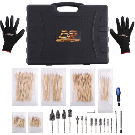 Engine Injector Seat Cleaning Tool Kit 24PC Master Set Helix Bore Brushes