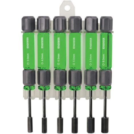 Engineer DK-14 - Set di cacciaviti, colore: Verde