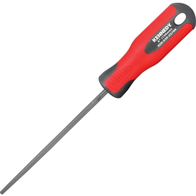 6' (150MM) Round Second Engineers File + Handle - Kennedy-pro