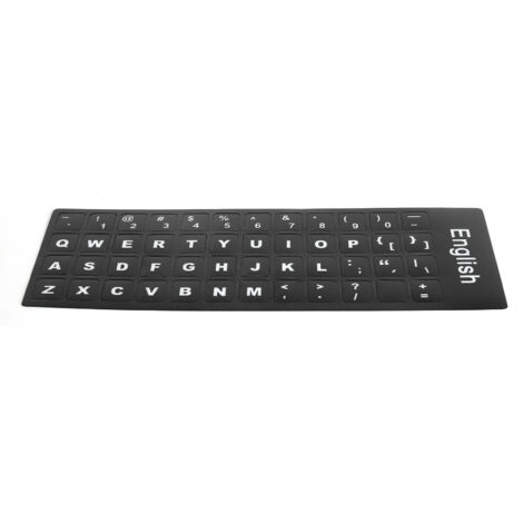 Englische Tastaturaufkleber für Laptops und Desktop-PCs, Ersatzaufkleber