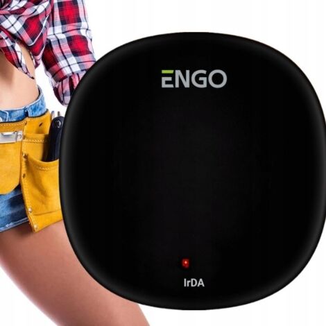 ENGO Télécommande Universelle IR Wi-Fi EIRTX - Noir - Contrôle Intelligent - Compatible Tuya