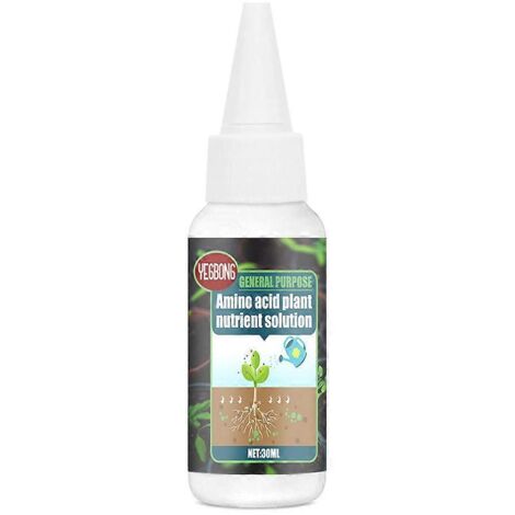 Engrais à base d'acides aminés pour l'agriculture, complément nutritionnel biologique pour plantes, 30 ml