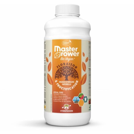 Engrais BIO VEGAN Bloom 1 litre Master Grower - Hydropassion