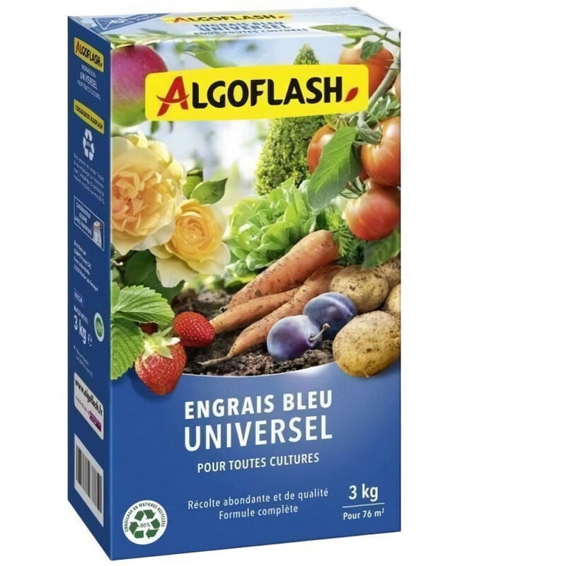 Algoflash - Engrais Bleu Universel naturasol - 3 kg